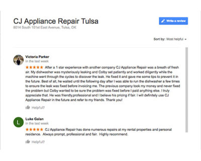 cj appliance repair reviewscj appliance repair reviews